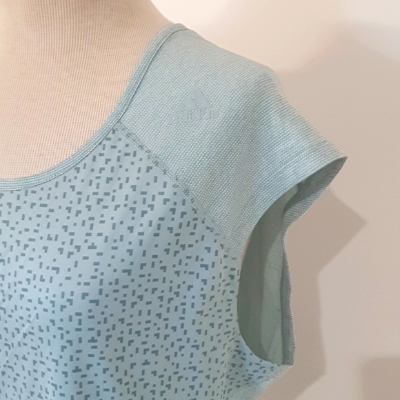 Adidas Size M Light Green Sleeveless Top - Picture 3 of 6